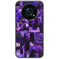 Aesthetic Purple Honor Magic 4 Lite 5G Black TPU (Μαύρη Σιλικόνη)