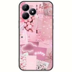 Aesthetic Pink Realme C51 Black TPU (Μαύρη Σιλικόνη)