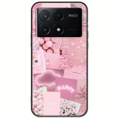 Aesthetic Pink Xiaomi Poco X6 Pro 5G Black TPU (Μαύρη Σιλικόνη)