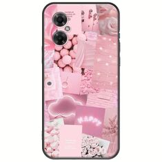 Aesthetic Pink Xiaomi Poco M4 5G Black TPU (Μαύρη Σιλικόνη)