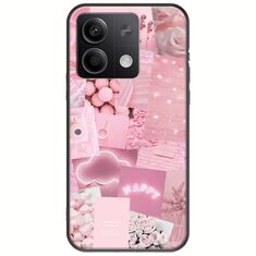 Aesthetic Pink Xiaomi Poco X6 5G Black TPU (Μαύρη Σιλικόνη)