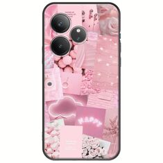 Aesthetic Pink Realme GT 6 5G Black TPU (Μαύρη Σιλικόνη)