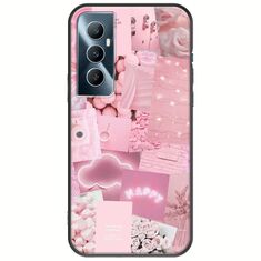 Aesthetic Pink Realme C65 4G Black TPU (Μαύρη Σιλικόνη)