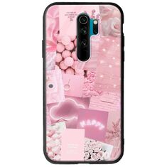 Aesthetic Pink Xiaomi Redmi Note 8 Pro Groove TPU (Tempered Glass και TPU)