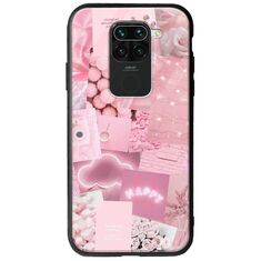 Aesthetic Pink Xiaomi Redmi Note 9 Groove TPU (Tempered Glass και TPU)