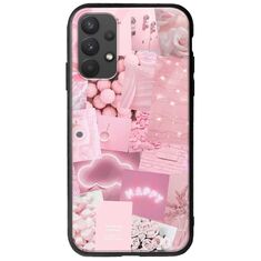 Aesthetic Pink Samsung Galaxy A32 4G Groove TPU (Tempered Glass και TPU)