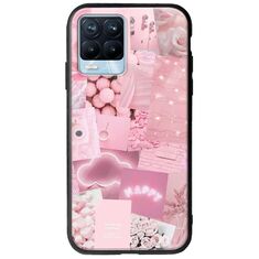 Aesthetic Pink Realme 8 / 8 Pro Groove TPU (Tempered Glass και TPU)