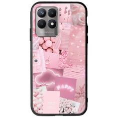 Aesthetic Pink Realme 8i Groove TPU (Tempered Glass και TPU)