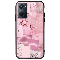 Aesthetic Pink Realme 9i Groove TPU (Tempered Glass και TPU)