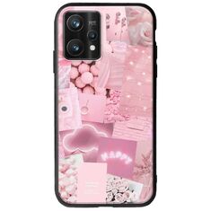 Aesthetic Pink Realme 9 Pro Plus Groove TPU (Tempered Glass και TPU)
