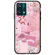 Aesthetic Pink Realme 9 5G Groove TPU (Tempered Glass και TPU)