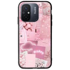 Aesthetic Pink Xiaomi Redmi 12C Groove TPU (Tempered Glass και TPU)