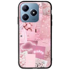 Aesthetic Pink Realme C63 Groove TPU (Tempered Glass και TPU)