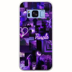 Aesthetic Purple Samsung Galaxy S8 Plus Flexible TPU (Διάφανη Σιλικόνη)