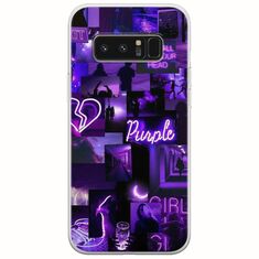 Aesthetic Purple Samsung Galaxy Note 8 Flexible TPU (Διάφανη Σιλικόνη)
