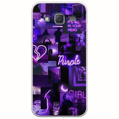 Aesthetic Purple Samsung Galaxy J3(2016) Flexible TPU (Διάφανη Σιλικόνη)