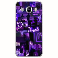 Aesthetic Purple Samsung Galaxy J7(2016) Flexible TPU (Διάφανη Σιλικόνη)