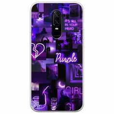 Aesthetic Purple OnePlus 6 Flexible TPU (Διάφανη Σιλικόνη)