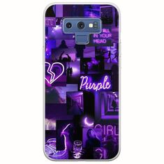 Aesthetic Purple Samsung Galaxy Note 9 Flexible TPU (Διάφανη Σιλικόνη)