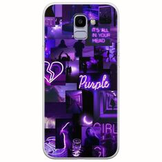 Aesthetic Purple Samsung Galaxy J6 2018 Flexible TPU (Διάφανη Σιλικόνη)
