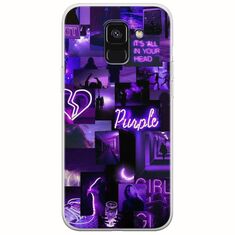 Aesthetic Purple Samsung Galaxy A6 2018 Flexible TPU (Διάφανη Σιλικόνη)