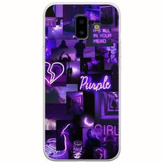 Aesthetic Purple Samsung Galaxy J6 Plus Flexible TPU (Διάφανη Σιλικόνη)