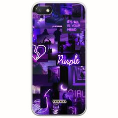 Aesthetic Purple Xiaomi Redmi 6A Flexible TPU (Διάφανη Σιλικόνη)