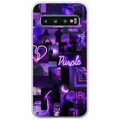 Aesthetic Purple Samsung Galaxy S10 Plus Flexible TPU (Διάφανη Σιλικόνη)