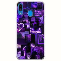 Aesthetic Purple Samsung Galaxy A20e Flexible TPU (Διάφανη Σιλικόνη)