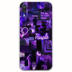 Aesthetic Purple Xiaomi Redmi 7 Flexible TPU (Διάφανη Σιλικόνη)