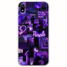 Aesthetic Purple Xiaomi Redmi 7A Flexible TPU (Διάφανη Σιλικόνη)