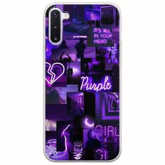 Aesthetic Purple Samsung Galaxy Note 10 Flexible TPU (Διάφανη Σιλικόνη)