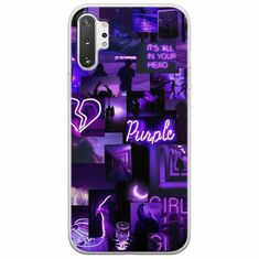 Aesthetic Purple Samsung Galaxy Note 10 Plus Flexible TPU (Διάφανη Σιλικόνη)