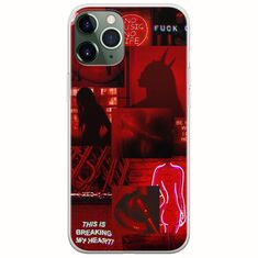 Aesthetic Red iPhone 11 Pro Flexible TPU (Διάφανη Σιλικόνη)
