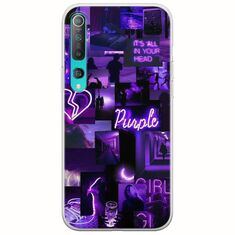 Aesthetic Purple Xiaomi Mi Note 10 / Mi Note 10 Pro Flexible TPU (Διάφανη Σιλικόνη)