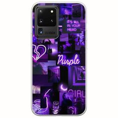 Aesthetic Purple Samsung Galaxy S20 Ultra Flexible TPU (Διάφανη Σιλικόνη)