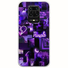 Aesthetic Purple Xiaomi Redmi Note 9S / 9 Pro / 9 Pro Max Flexible TPU (Διάφανη Σιλικόνη)