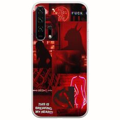 Aesthetic Red Huawei Honor 20 Pro Flexible TPU (Διάφανη Σιλικόνη)