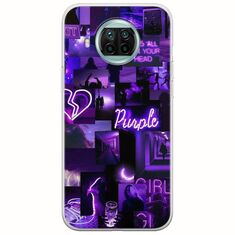 Aesthetic Purple Xiaomi Mi 10T Lite Flexible TPU (Διάφανη Σιλικόνη)