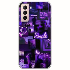 Aesthetic Purple Samsung Galaxy S21 Flexible TPU (Διάφανη Σιλικόνη)