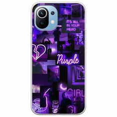 Aesthetic Purple Xiaomi Mi 11 Flexible TPU (Διάφανη Σιλικόνη)
