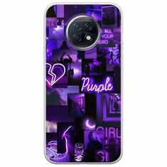 Aesthetic Purple Xiaomi Redmi Note 9T 5G Flexible TPU (Διάφανη Σιλικόνη)