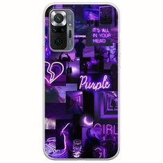 Aesthetic Purple Xiaomi Redmi Note 10 Pro / 10 Pro Max Flexible TPU (Διάφανη Σιλικόνη)