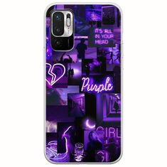 Aesthetic Purple Xiaomi Redmi Note 10 5G Flexible TPU (Διάφανη Σιλικόνη)