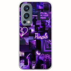 Aesthetic Purple OnePlus Nord 2 5G Flexible TPU (Διάφανη Σιλικόνη)