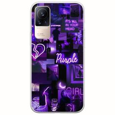 Aesthetic Purple Xiaomi Civi Flexible TPU (Διάφανη Σιλικόνη)