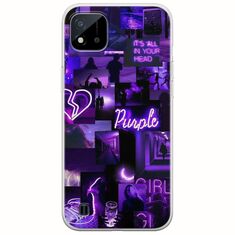 Aesthetic Purple Realme C11 2021 Flexible TPU (Διάφανη Σιλικόνη)
