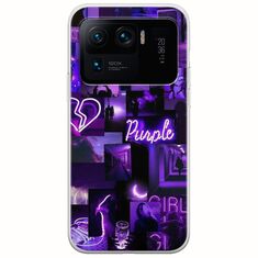 Aesthetic Purple Xiaomi Mi 11 Ultra Flexible TPU (Διάφανη Σιλικόνη)