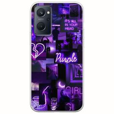 Aesthetic Purple Realme 9i Flexible TPU (Διάφανη Σιλικόνη)