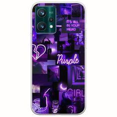 Aesthetic Purple Realme 9 Pro Flexible TPU (Διάφανη Σιλικόνη)